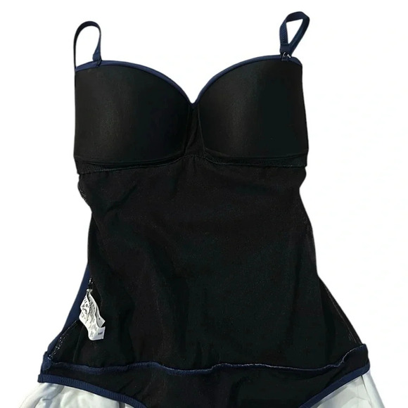 Gottex Profile Enchantment Bandeau Swimdress Size 8 Resort Vacation Swim Beach - Picture 9 of 13